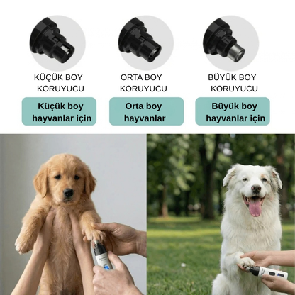 PetWoro V2 Şarjlı pet tırnak öğütücü